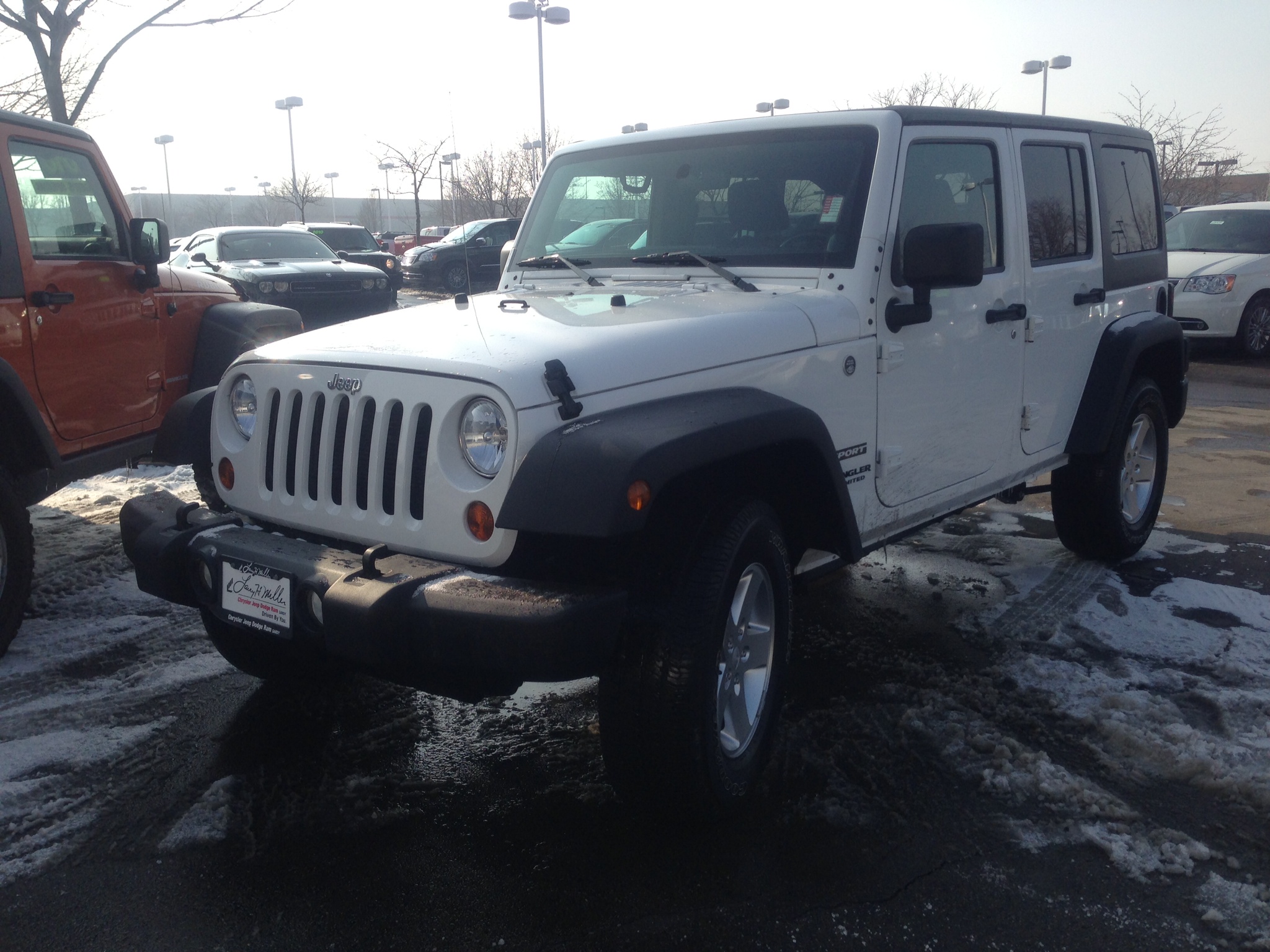 JK Unlimited pic at dealership